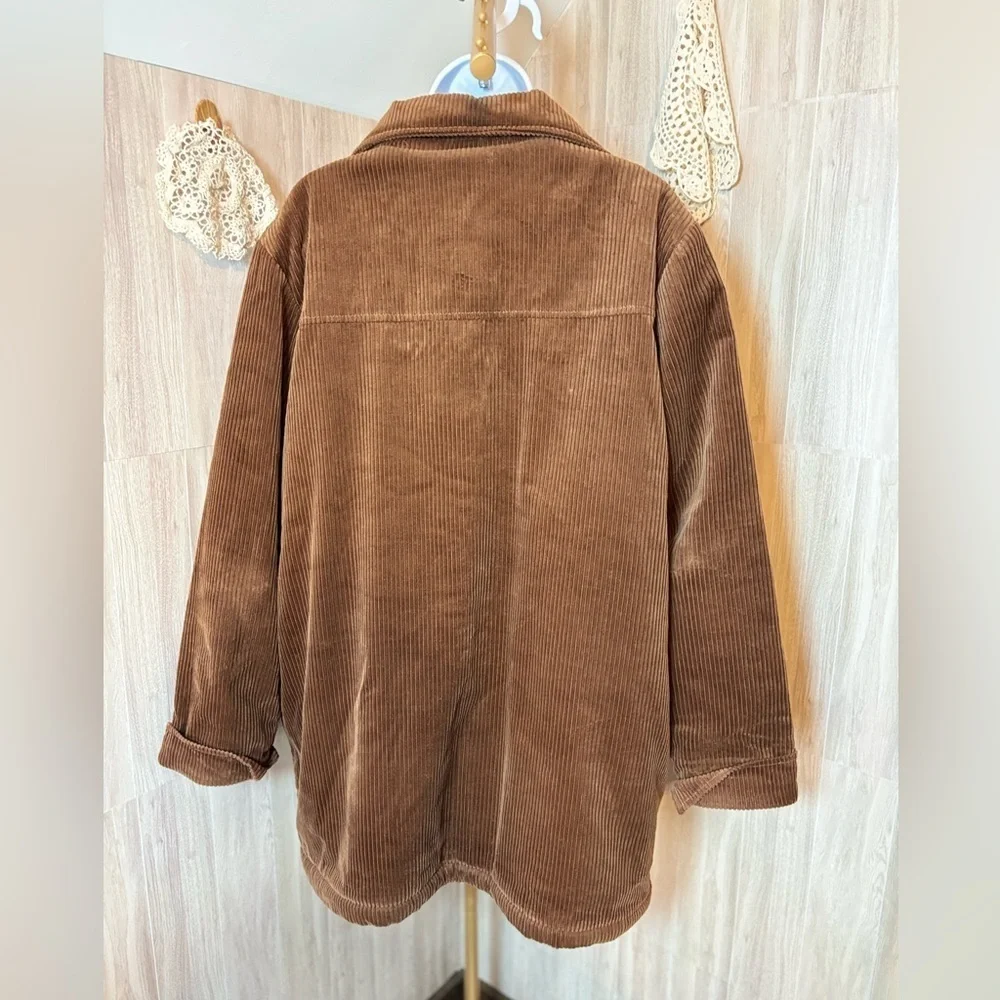 Blair Corduroy Jacket Coat with Sherpa Lining
